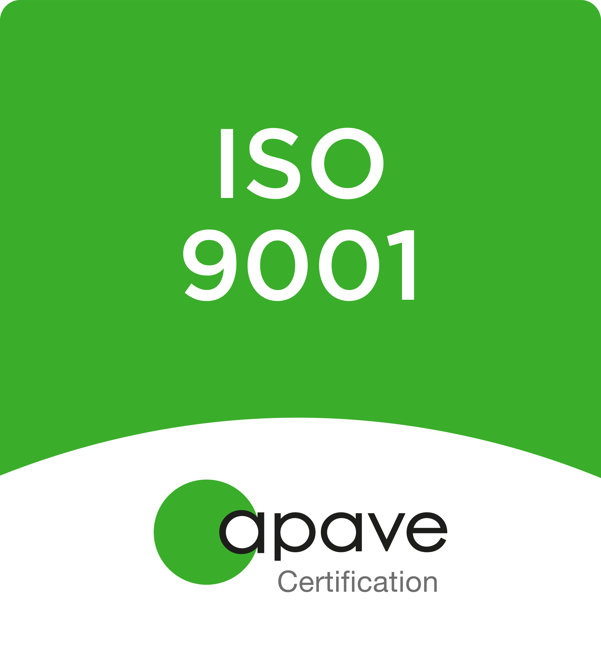 Mecam certifié ISO-9001